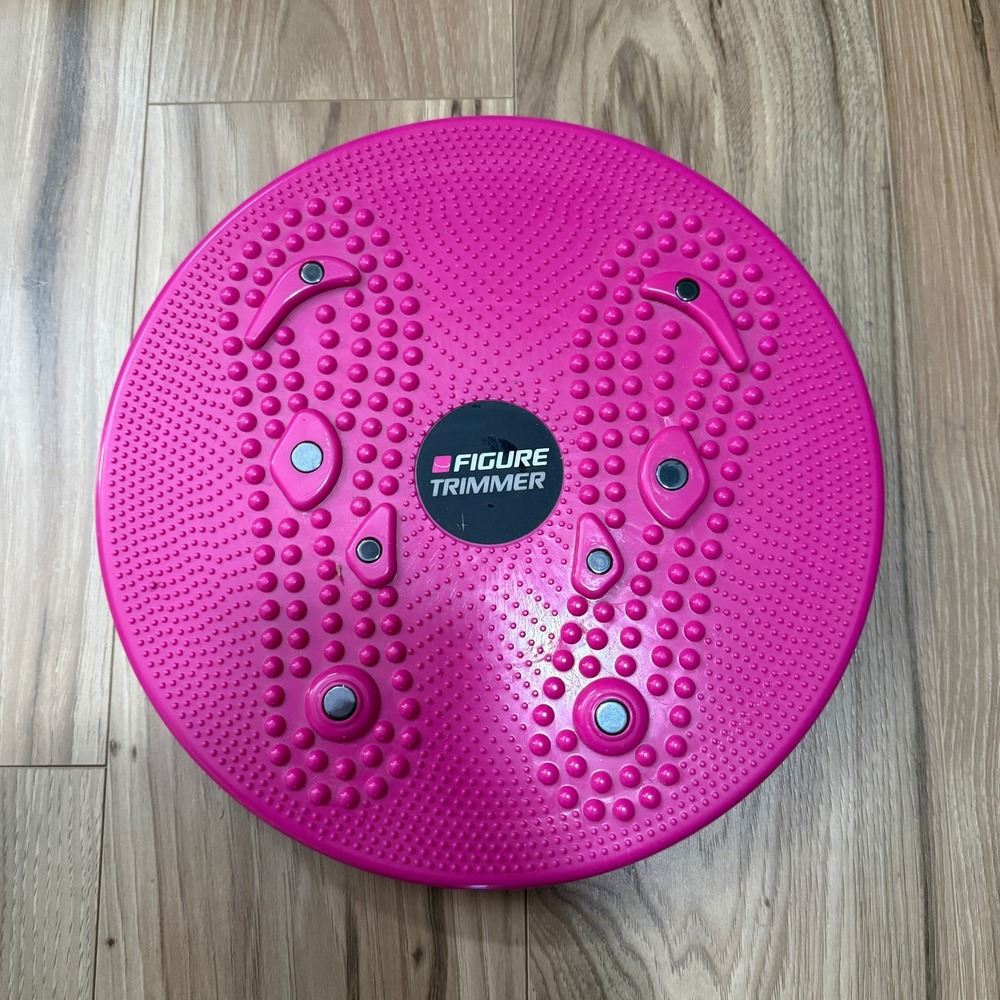 Figure Trimmer Waist Twisting Disc Pink Magnet Balance Board Core Workout